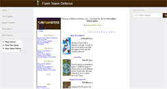 Desktop Screenshot of flashtowerdefence.com